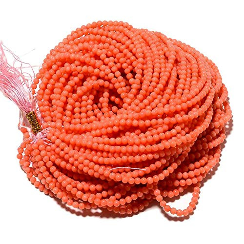 10 Strands Wholesale Orange Coral Beads, Coral Round Beads, 3.5mm Round Beads, Pink Coral Necklace, 15 Inches Each 10 Strands Wholesale Orange Coral Beads, Coral Round Beads, 3.5mm Round Beads, Pink Coral Necklace, 15 Inches Each