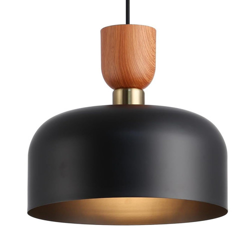 Modern Pendant Light Fixtures Ceiling Hanging, Kitchen Pendant Lighting with Wood & Metal Shade 11.8'', Adjustable Pendant Lights for Dining Room, Bedroom, Living Room, Entryway, Black Modern Pendant Light Fixtures Ceiling Hanging, Kitchen Pendant Lighting with Wood & Metal Shade 11.8'', Adjustable Pendant Lights for Dining Room, Bedroom, Living Room, Entryway, Black