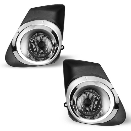 Fog Lights Assembly for 2011 2012 2013 Toyota Corolla, Driving Fog Lights Lamps Replacement with H11 12V 55W Halogen Bulbs & Switch and Wiring Kit Fog Lights Assembly for 2011 2012 2013 Toyota Corolla, Driving Fog Lights Lamps Replacement with H11 12V 55W Halogen Bulbs & Switch and Wiring Kit