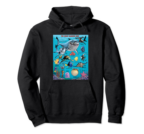 Pixar Finding Nemo The Great Barrier Reef Group Shot Pullover Hoodie