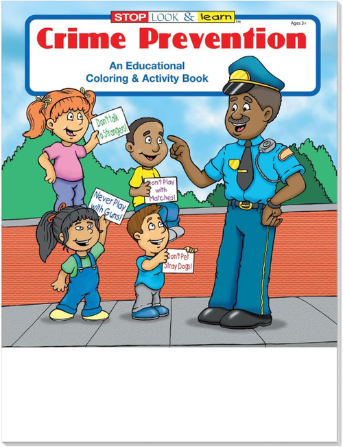 Zoco - Crime Prevention Kids Educational Coloring Books (50 Bulk Pack, Without Crayons) - Police Community Relations and Promotional Handout - Safety Materials, Games, Puzzles, Activities for Kids Zoco - Crime Prevention Kids Educational Coloring Books (50 Bulk Pack, Without Crayons) - Police Community Relations and Promotional Handout - Safety Materials, Games, Puzzles, Activities for Kids