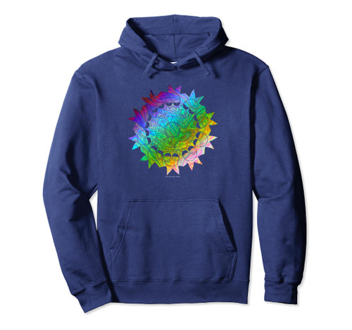 Rick and Morty Kaleidoscope Rick Swirl Pullover Hoodie Pullover Hoodie