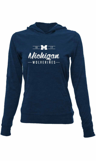 NCAA Syracuse Orange Adult Women Recovery Pin Dot Hoodie, Medium, Solid Navy
