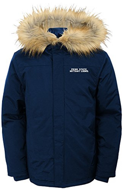 NCAA by Outerstuff NCAA Penn State Nittany Lions Youth Boys "Recon" Heavy Weight Parka Jacket, Dark Navy, Youth Large(14-16) NCAA by Outerstuff NCAA Penn State Nittany Lions Youth Boys "Recon" Heavy Weight Parka Jacket, Dark Navy, Youth Large(14-16)