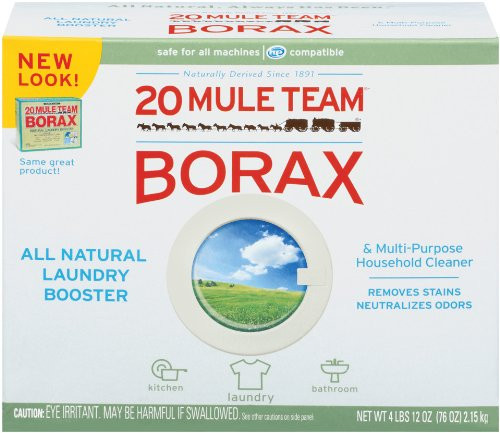 20 Mule Team Borax Laundry Booster, 76 Ounce (Pack of 4)