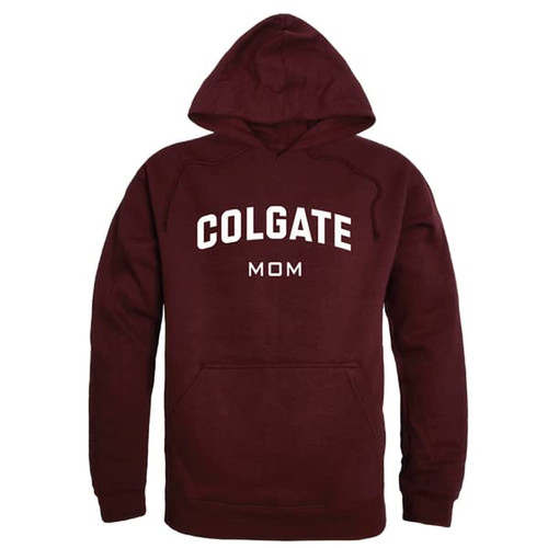 Colgate University Colgate Raiders Mom Fleece Hoodie Sweatshirts - Maroon, Small