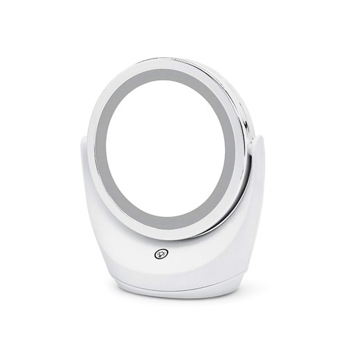 Desktop makeup Mirror Touch LED Magnifying Glass 5X Magnification Double-Sided Mirror Makeup Tool 360 Degree Rotating Mirror (Color : 5X LED Makeup Mirror) Desktop makeup Mirror Touch LED Magnifying Glass 5X Magnification Double-Sided Mirror Makeup Tool 360 Degree Rotating Mirror (Color : 5X LED Makeup Mirror)