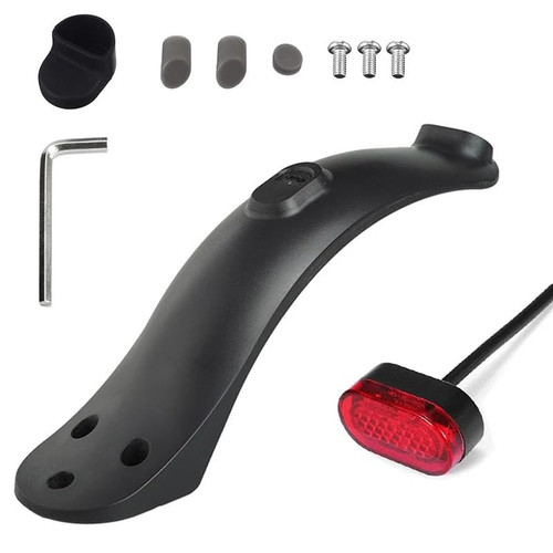 motorized scooter Rear for Fender for Xiaomi M365/Pro/Mijia Mi 1S Electric Scooter Short Ducktail Rear Mudguard Back Wing Taillight motorized scooter