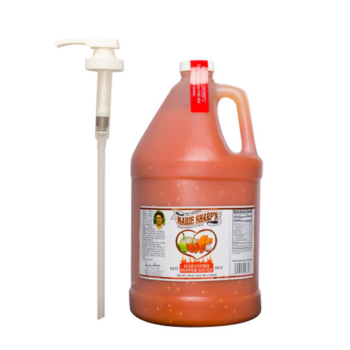 Hot Habanero Pepper Sauce, 1 Gallon, 128 Ounce Hot Habanero Pepper Sauce, 1 Gallon, 128 Ounce