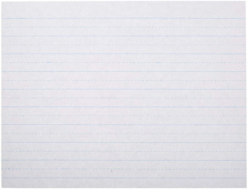 School Smart 085439 Alternate Ruled Paper without Margin, 10.5' Length, 8' Width, White (Ream of 500)