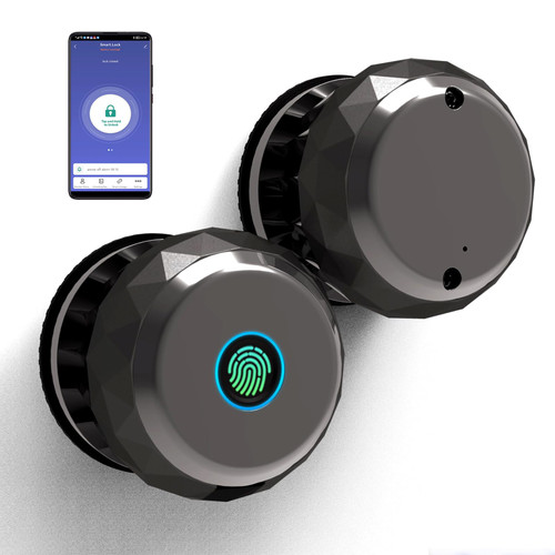 Keyless Entry Door Lock,Fingerprint Door Lock,Smart Door Lock,Digital Door Lock with Code Auto Lock,Electronic Deadbolt Lock for Home Front Door Bedroom Hotel Apartment