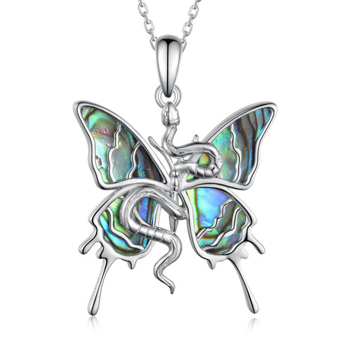 Butterfly Necklaces for Women 925 Sterling Silver Butterfly Snake Pendant Necklace Boho Jewelry Butterfly Gifts for Women Girls Butterfly Necklaces for Women 925 Sterling Silver Butterfly Snake Pendant Necklace Boho Jewelry Butterfly Gifts for Women Girls
