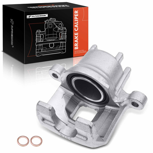 Disc Brake Caliper Assembly Without Bracket Compatible with Select Mitsubishi Models - Mirage, Mirage G4 2017 2018 2019 2020 2021 - Front Passenger Right Side