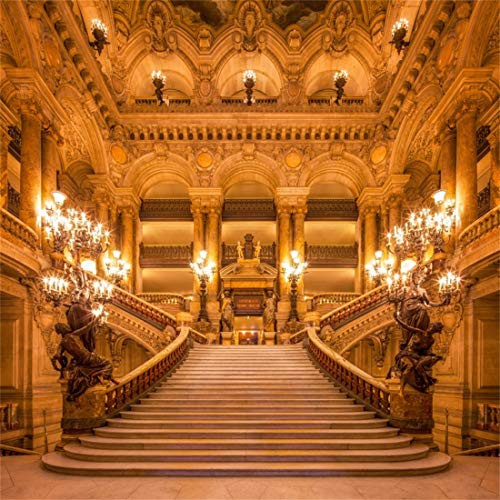 Yeele 10x10ft Vinyl Photography Background Paris Grand Opera Candlestick Luxurious Front Staircase Wall Lamp Photo Backdrops Pictures Studio Props Wallpaper Yeele 10x10ft Vinyl Photography Background Paris Grand Opera Candlestick Luxurious Front Staircase Wall Lamp Photo Backdrops Pictures Studio Props Wallpaper