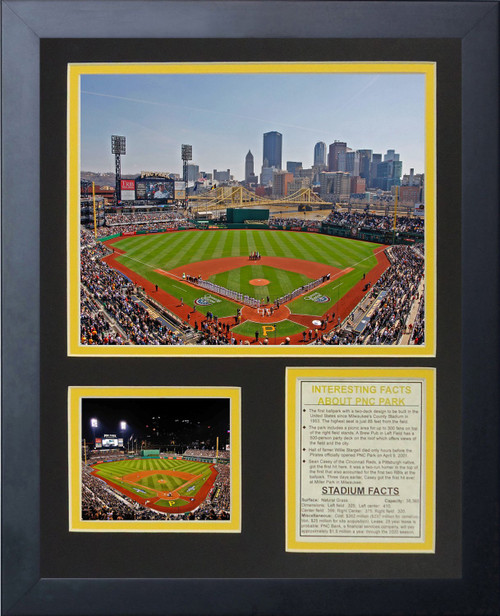 Pittsburgh Pirates PNC Park Framed Photo Collage, 11 by 14-Inch