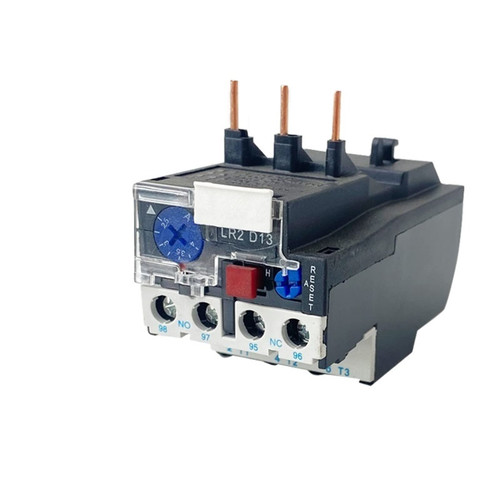 Thermal Overload Relay 1NO 1NC 10A Electric Motor Protection LR2-D13 D33 JR28-25 3693 1Pcs (Color : LR2-D13, Size : 63-80A)