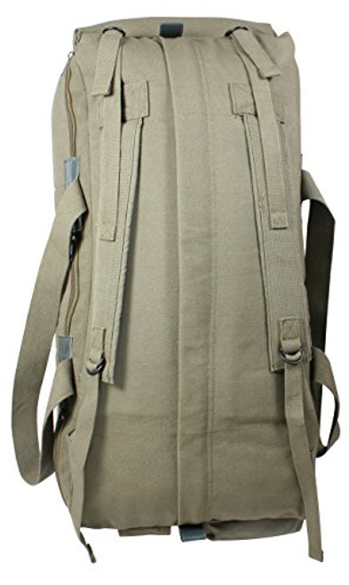 Rothco Canvas Mossad Duffle Bag, Olive Drab