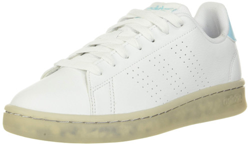 Women's Advantage Eco Sneaker, White/White/Hazy Sky, 6