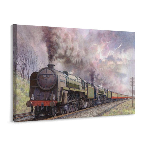 Vintage Poster Steam Engine Wall Art Moving Train Poster (7) Canvas Art Poster And Wall Art Picture Print Modern Family Bedroom Decor Posters 20x26inch(51x66cm)