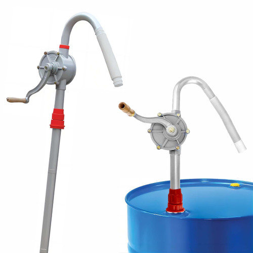 Hand Diesel Transfer Pump,55 gallon drum pump, Aluminum alloy corrosion resistant,hand pump- Fits 5 to 55 Gallon Drums