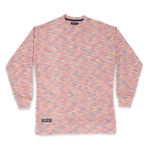 Sunday Morning Sweater - Rainbow, Pink, Large
