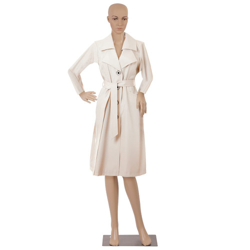 Mannequin Torso Female Full Body Dress Form Display Manikin 69 Inch Realistic Plastic Adult Woman Adjustable Detachable Poseable Mannequin Model with Metal Base