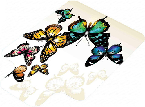 Butterfly Office Desk Chair Mat, Vivid Monarch Butterflies Flying Shades Shadows Dreamlike Fantasy Display, Protects Hardwood Floor Under Desks, Home and Gaming Floors, with Lip 48x36, Multicolor Butterfly Office Desk Chair Mat, Vivid Monarch Butterflies Flying Shades Shadows Dreamlike Fantasy Display, Protects Hardwood Floor Under Desks, Home and Gaming Floors, with Lip 48x36, Multicolor