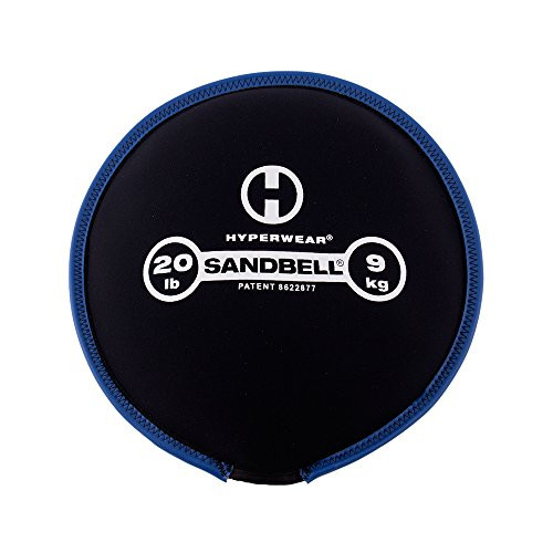 Hyperwear SandBell  Neoprene Sandbag Free Weight (Unfilled), 20-Pound