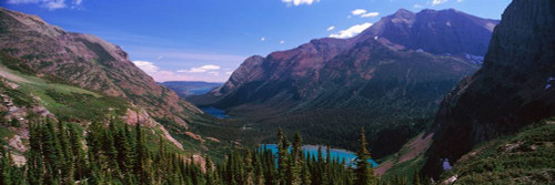 Peel & Stick Wall Mural: Alpine Lake US Glacier National Park Montana