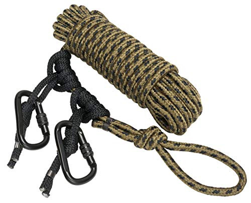 Hunter Safety System Lifeline Safety Harness with 2 Prussic Knots