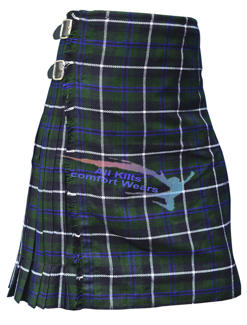 Scottish Men's Traditional Blue Douglas 8 Yard & 13Oz Tartan Kilts - Tartan Kilt (34'') Scottish Men's Traditional Blue Douglas 8 Yard & 13Oz Tartan Kilts - Tartan Kilt (34'')