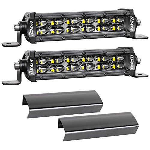 LED Light Bar, DJI 4X4 2Pcs 6 Inch 96W Off Road Driving Lights Spot Flood Combo Dual Row Work Light Super Slim Fog Lamps IP68 Waterproof for Truck Jeep UTV ATV Motorcycle Boat Marine, 2 Years Warranty LED Light Bar, DJI 4X4 2Pcs 6 Inch 96W Off Road Driving Lights Spot Flood Combo Dual Row Work Light Super Slim Fog Lamps IP68 Waterproof for Truck Jeep UTV ATV Motorcycle Boat Marine, 2 Years Warranty