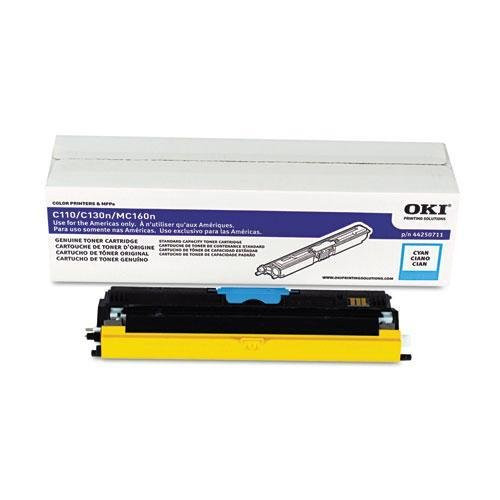Okidata 44250711 Toner, 1500 Page-Yield, Cyan