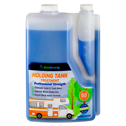 RV Toilet Treatment | RV Black Tank Treatment | RV Holding Tank Digestor, Odor Eliminator, and Cleaner | Perfect for Campers, RVs, Boats, 68 Treatments, Lavender