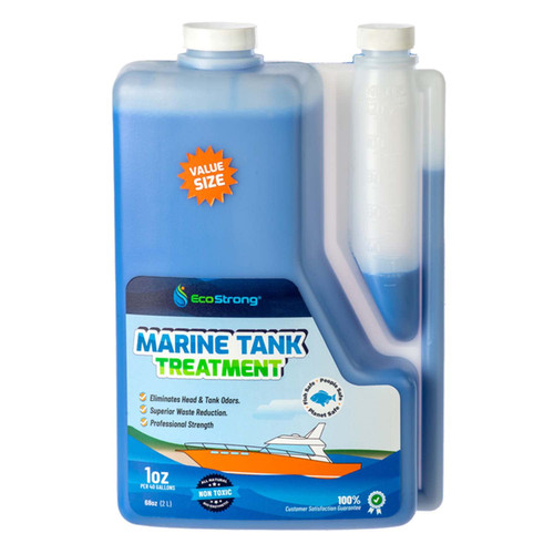 Marine Holding Tank Treatment | Powerful Enzymatic Black Water Digesting Liquid - Eliminates Tank Odor and Breaks Down Waste (68 oz)