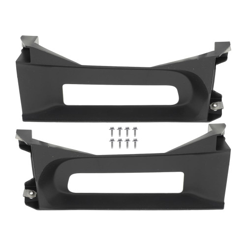 Right & Left Front Tow Hook Bezels, OE: 68196982AA, Compatible with Dodge RAM 1500 2013-2019