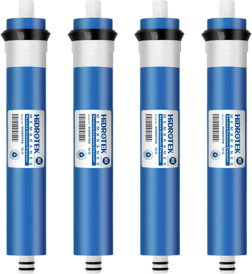 Reverse Osmosis RO Membrane 50 GPD -NSF Certificated-Water Filter Replacement -Pack 4