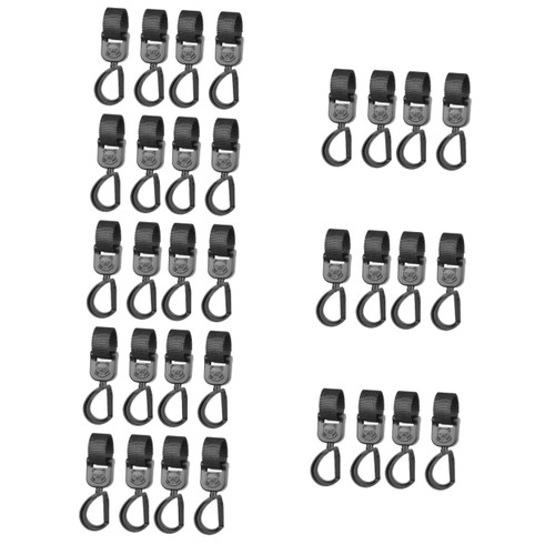 32 Pcs Cart Hook Baby Stroller Hook Stroller Umbrella Hanger Coat Hangers Stroller Wagon Black Hooks for Hanging Stroller Hook Clip Stroller Hooks Multi-Function Hook Multifunction