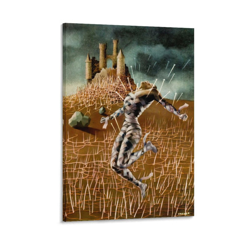Rheumatic Pain by Remedios Varo Vintage Poster Realism Retro Art Decro Poster Print Decorative Painting Canvas Wall Art Living Room Posters Bedroom Painting Frame-Rheumatic Pain by Remedios Varo Vinta