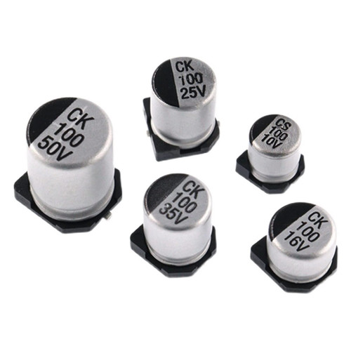 20pcs SMD Electrolytic Capacitor Aluminum 6.3V 10V 16V 25V 35V 50V 1UF 2.2UF 4.7UF 10UF 47UF 100UF 220UF 330UF 470UF 680UF (Size : 35V 330UF)