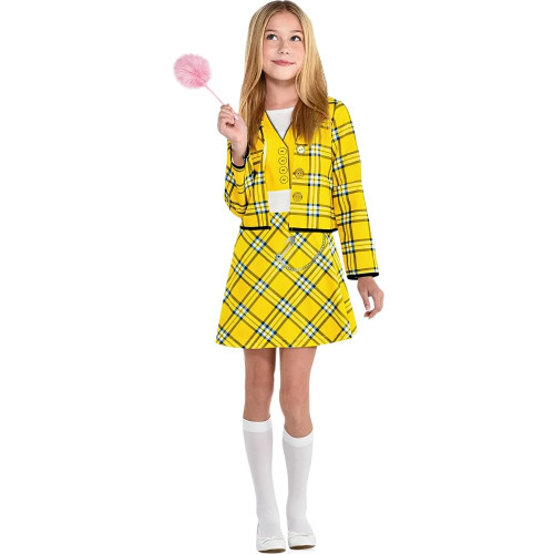 Cher Halloween Costume for Girls, Clueless, Large (12-14), with Dress and Pen