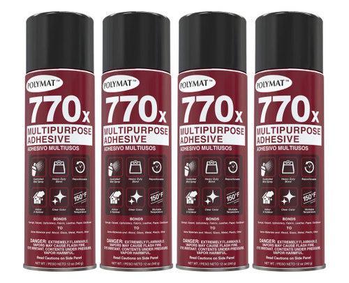 770x Spray Glue Multipurpose Permanent Spray Adhesive Glue, Paper, Cardboard, Fabric, Plastic, Metal, Wood (4) 770x Spray Glue Multipurpose Permanent Spray Adhesive Glue, Paper, Cardboard, Fabric, Plastic, Metal, Wood (4)