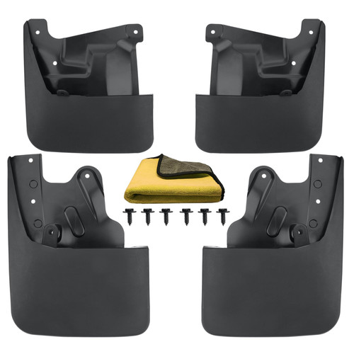 Mud Flaps Compatible with Tundra 2022-2024 Mud Guards Splash Guards Tire Protector Mudguard No Drilling Required Mudflaps Accessories