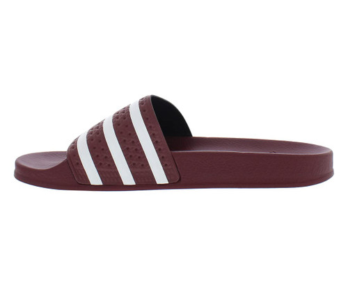 Adilette Mens Shoes Size 15, Color: Burgandy/White