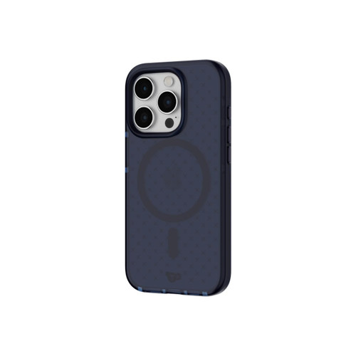Evo Check case for iPhone 15 Pro - Compatible with MagSafe - Impact Protection Case - Midnight Blue