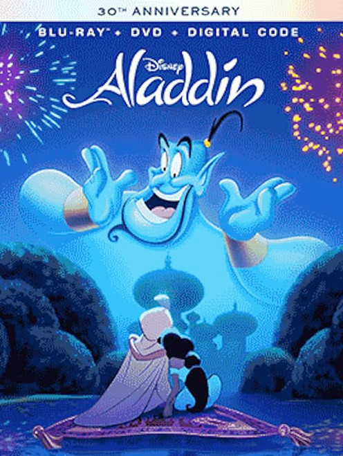 Aladdin (1992) - 30th Anniversary Edition Sleeve. Disney Exclusive [2002 Blu-ray + DVD + Digital Code]. Sleeve.
