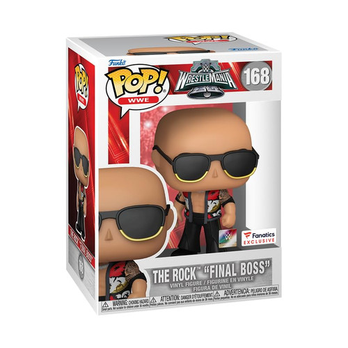 Pop! WWE: Wrestlemania XL - The Rock Final Boss (Limited Edition Exclusive)