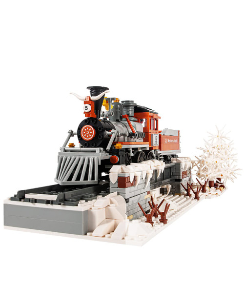 Christmas Steam Train Building Kit with Train Track, Collectible Steam Locomotive Display Toys Set for Kids and Adult (853 PCS)