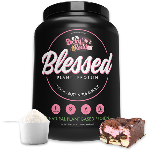 Vegan Protein Powder - Plant Based Protein Powder Meal Replacement Protein Shake, 23g of Pea Protein Powder, Dairy Free, Gluten Free, Soy Free, No Sugar Added, 30 Servings (Rocky Road) Vegan Protein Powder - Plant Based Protein Powder Meal Replacement Protein Shake, 23g of Pea Protein Powder, Dairy Free, Gluten Free, Soy Free, No Sugar Added, 30 Servings (Rocky Road)