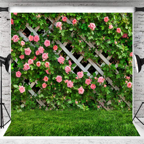10x10FT Flowers Photography Backdrop Spring Floral Photo Background Green Leaf Fence Backdrops Wedding Bridal Backdrop Baby Shower Birthday Photo Booth Studio Prop 11-453 10x10FT Flowers Photography Backdrop Spring Floral Photo Background Green Leaf Fence Backdrops Wedding Bridal Backdrop Baby Shower Birthday Photo Booth Studio Prop 11-453